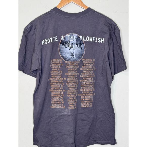 Vintage Hootie and the Blowfish Musical Chairs Tour Concert T Shirt Gray XL - Picture 2 of 5